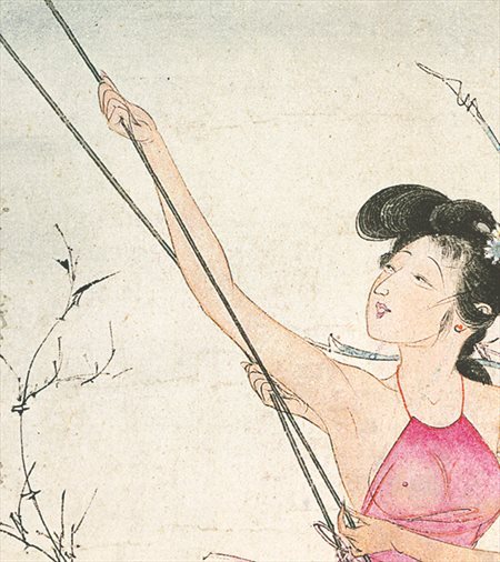 泽库县-胡也佛的仕女画和最知名的金瓶梅秘戏图